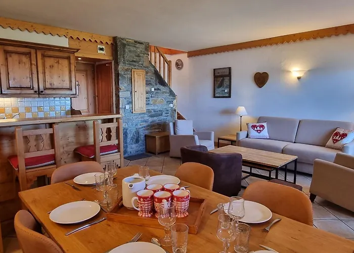 شقة Duplex Cosy 4 Pieces Avec Acces Piscine Et Parking, Pied Des Pistes - Fr-1-181-2870 لا بلاني